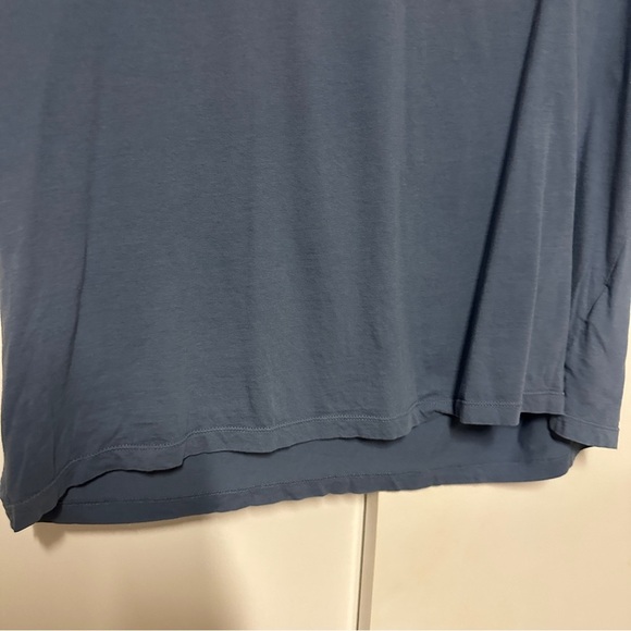 Robert Barakett Men's Henley Short Sleeve Cotton Light Blue Shirt Size XXL - Picture 7 of 8